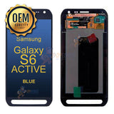 Samsung Galaxy S6 Active - LCD Touch Screen Digitizer Without Frame - Blue