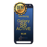 Samsung Galaxy S6 Active - LCD Touch Screen Digitizer Without Frame - Blue