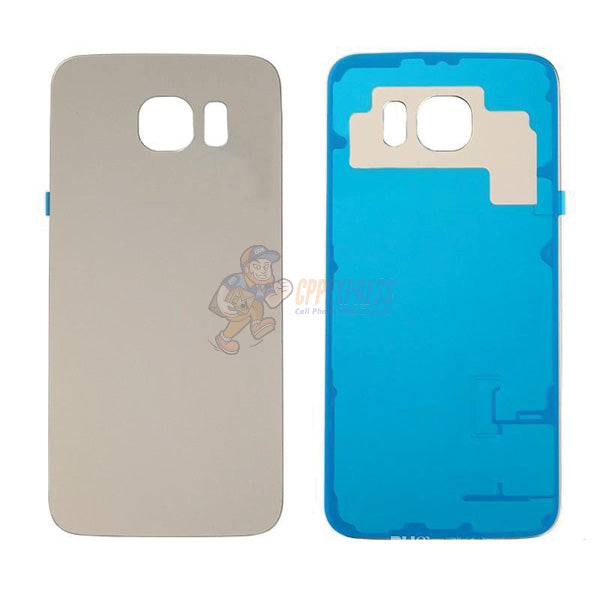 Samsung Galaxy S6 Battery Back Door - Perfect Fit Premium Back Cover Case Housing - Gold