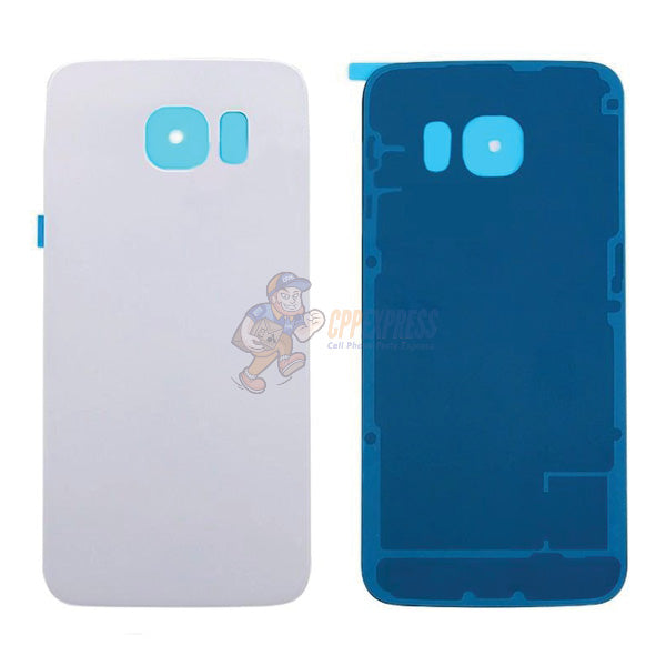 Samsung Galaxy S6 Battery Back Door - Perfect Fit Premium Back Cover Case Housing - White