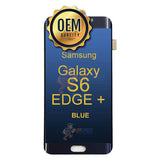 Samsung Galaxy S6 Edge Plus - LCD Touch Screen Assembly With Frame - Blue