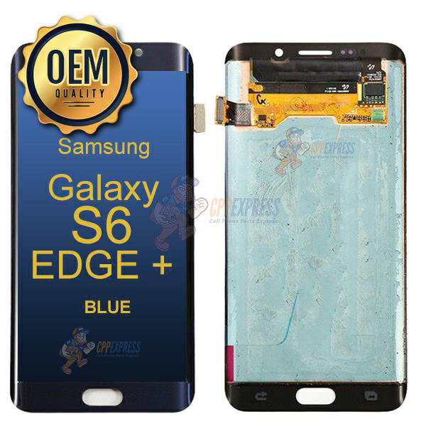 Samsung Galaxy S6 Edge Plus - LCD Touch Screen Assembly Without Frame - Blue