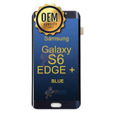 Samsung Galaxy S6 Edge Plus - LCD Touch Screen Assembly Without Frame - Blue