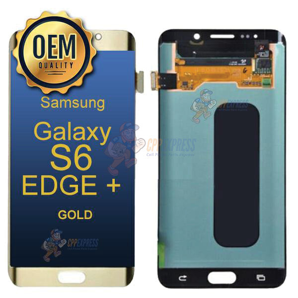 Samsung Galaxy S6 Edge Plus - LCD Touch Screen Assembly Without Frame - Gold