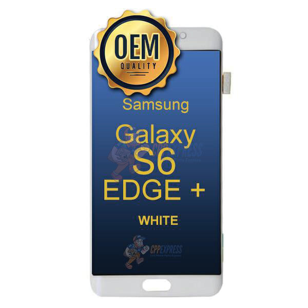 Samsung Galaxy S6 Edge Plus - LCD Touch Screen Assembly Without Frame - White