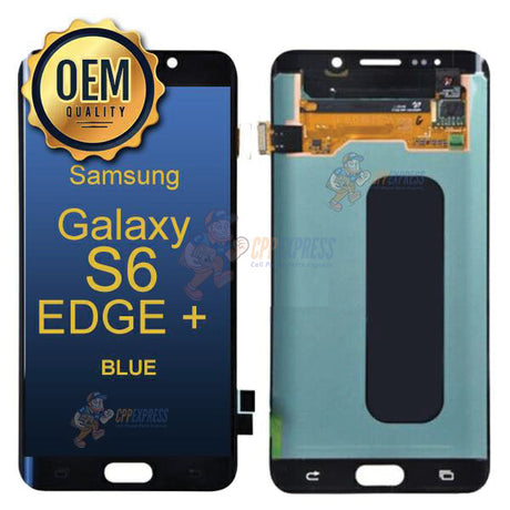 Samsung Galaxy S6 Edge Plus - LCD Touch Screen Digitizer - Blue