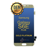 Samsung Galaxy S6 Edge Plus (Verizon) SM-G928V - LCD Touch Screen Assembly Without Frame - Gold Platinum