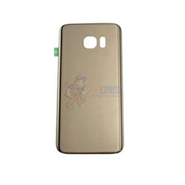 Samsung Galaxy S7 Battery Back Door - Perfect Fit Premium Back Cover Case - Gold