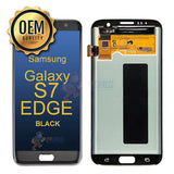 Samsung Galaxy S7 Edge (All US Models) - LCD Touch Screen Assembly Without Frame - Black