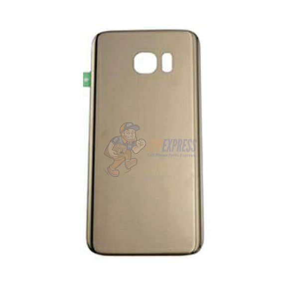 Samsung Galaxy S7 Edge Battery Back Door - Perfect Fit Premium Back Cover Case - Gold