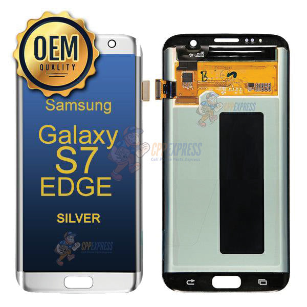 Samsung Galaxy S7 Edge - LCD Touch Screen Digitizer - Silver