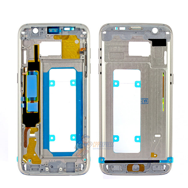 Samsung Galaxy S7 Edge Premium Mid Frame Housing - Gold