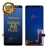 Samsung Galaxy A8+ (SM-A730) - LCD &amp; Assembly  Without Frame - Gold