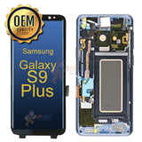 Samsung Galaxy S9 Plus LCD Touch Screen Digitizer and Assembly With Frame - Blue