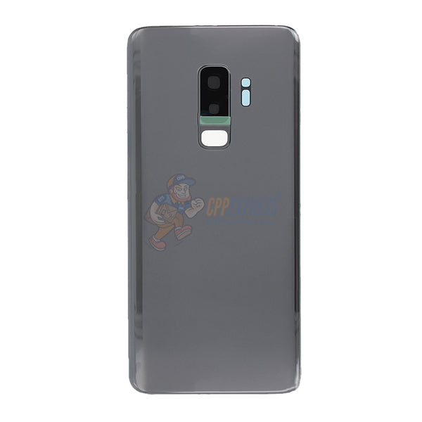 Samsung Galaxy S9 Plus Rear Back Door Glass Perfect Fit Premium Back Cover - Silver