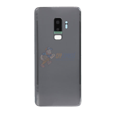 Samsung Galaxy S9 Plus Rear Back Door Glass Perfect Fit Premium Back Cover - Silver