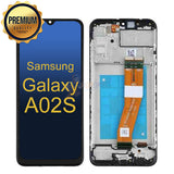 Samsung Galaxy A02S - LCD Touch Screen Digitizer with Frame - Black