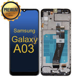 Samsung Galaxy A03 - LCD Touch Screen Digitizer Assembly With Frame - Black