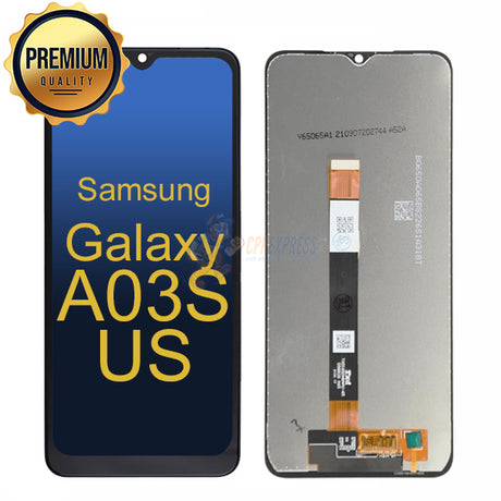 Samsung Galaxy A03S - LCD Touch Screen Digitizer Assembly Without Frame - Black