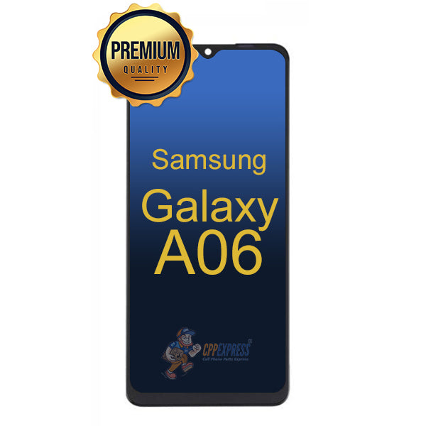 Samsung Galaxy A06 - LCD Touch Screen Digitizer Assembly With Frame - Black