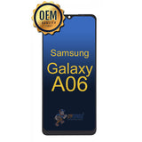 Samsung Galaxy A06 - LCD Touch Screen Digitizer Assembly With Frame - Black