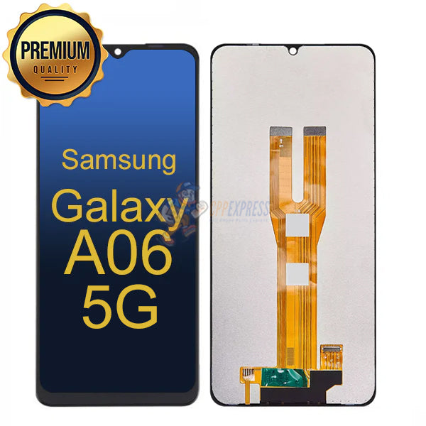 Samsung Galaxy A06 5G - LCD Touch Screen Digitizer Assembly Without Frame - Black