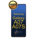 Samsung Galaxy A07 / A07S LCD Touch Screen Digitizer Assembly With Frame - Black