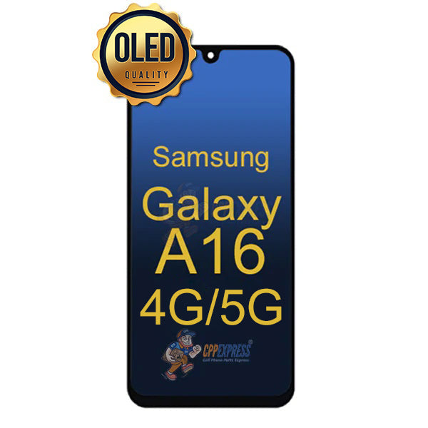 Samsung Galaxy A16 4G/5G - OLED Touch Screen Digitizer Assembly With Frame - Black