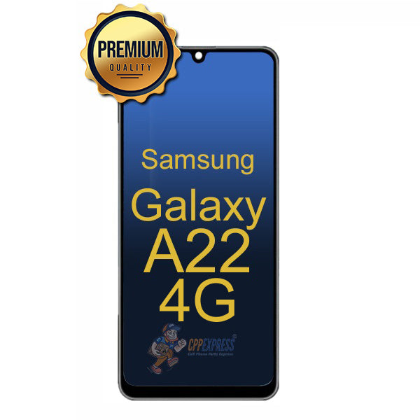 Samsung Galaxy A22 4G - LCD Touch Screen Digitizer Assembly Without Frame - Black