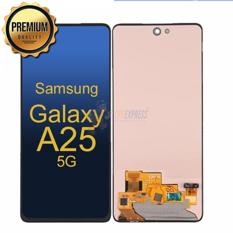 Samsung Galaxy A25 5G LCD Touch Screen Digitizer Assembly Without Frame - Black