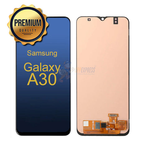 Samsung Galaxy A30 - LCD Display Touch Digitizer Assembly Without Frame - Black