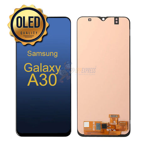 Samsung Galaxy A30 - OLED LCD Display Touch Digitizer Assembly Without Frame - Black