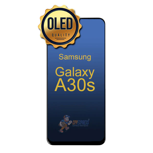 Samsung Galaxy A30S - OLED LCD Display Touch Digitizer Assembly Without Frame - Black