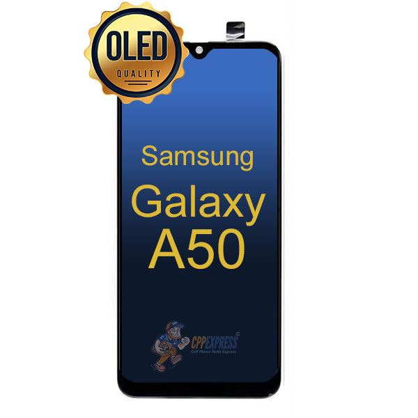 Samsung Galaxy A50 - OLED LCD Touch Screen Digitizer Assembly  Without Frame - Black