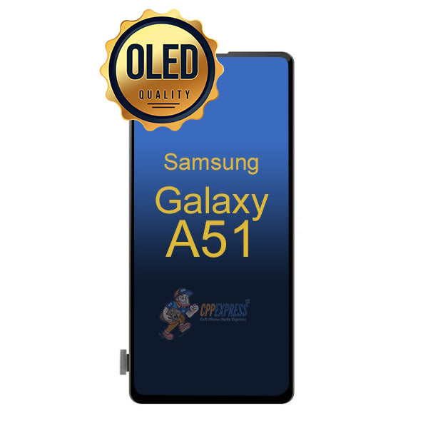 Samsung Galaxy A51 - OLED Touch Screen Digitizer without Frame - Black