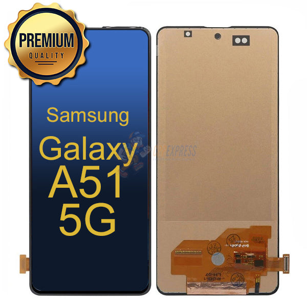 Samsung Galaxy A51 5G - LCD Display Touch Digitizer Assembly Without Frame - Black
