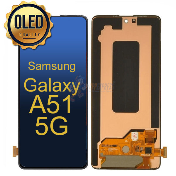 Samsung Galaxy A51 5G - OLED LCD Display Touch Digitizer Assembly Without Frame - Black