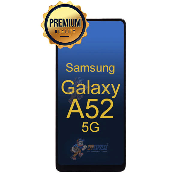 Samsung Galaxy A52 5G - LCD Touch Screen Digitizer with Frame - Black