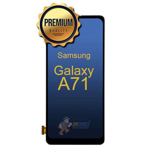Samsung Galaxy A71 - LCD Touch Screen Digitizer Assembly Without Frame - Black