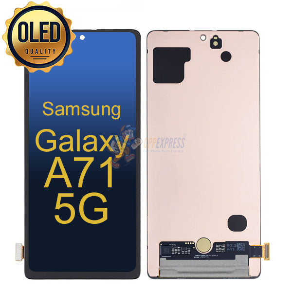 Samsung Galaxy A71 5G - OLED Display Touch Digitizer Assembly Without Frame - Black