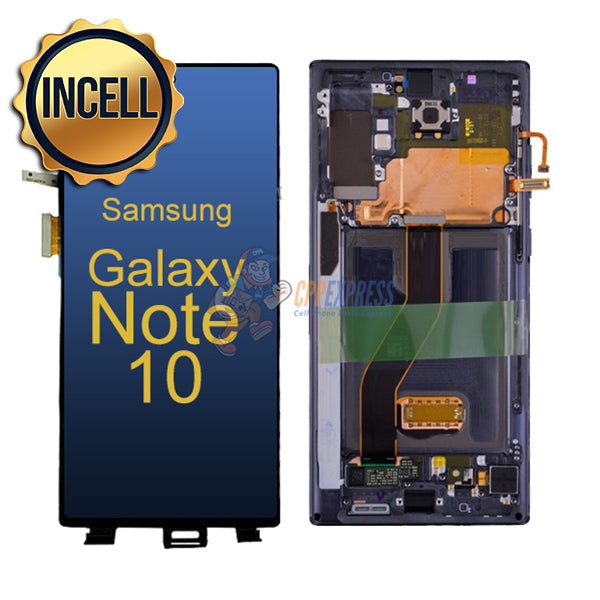 Samsung Galaxy Note 10 - INCELL LCD Touch Screen Digitizer Assembly With Frame - Black