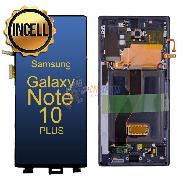 Samsung Galaxy Note 10 Plus - INCELL LCD Screen Touch Digitizer Assembly With Frame - Black