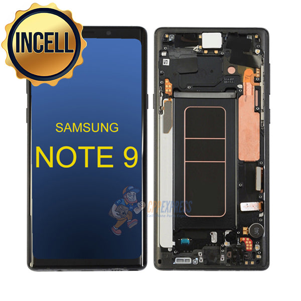 Samsung Galaxy Note 9 - INCELL LCD Assembly with Frame - Black