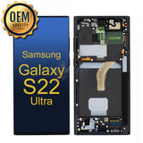 Samsung Galaxy S22 Ultra – LCD Touch Screen Digitizer Assembly with Frame Replacement – Black