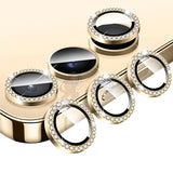 Samsung Galaxy S23 - Rear Back Camera Diamond Tempered Glass - Gold