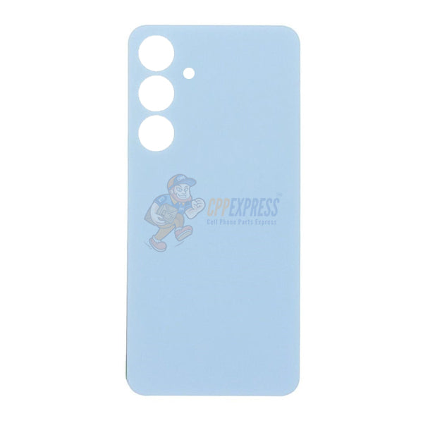 Samsung Galaxy S24 FE Battery Back Door Glass Perfect Fit Premium Back Cover - Blue