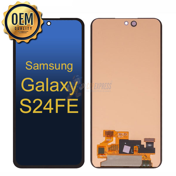 Samsung Galaxy S24 FE LCD Touch Screen Digitizer Assembly Without Frame Black