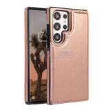 Samsung Galaxy S24 Ultra Back Flip Wallet Leather ShockProof Case Cover