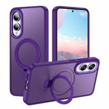 Samsung Galaxy S25 Edge Shockproof Magnetic Case With Stand Holder