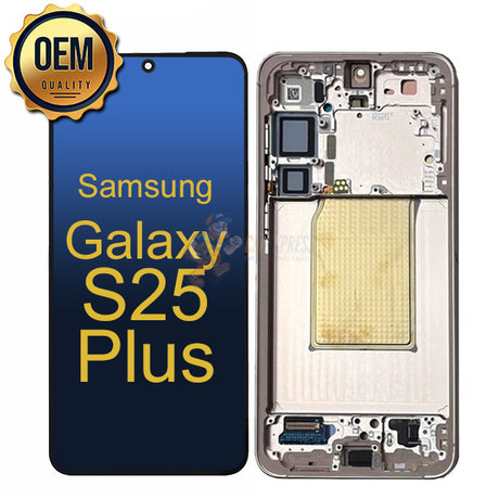 Samsung Galaxy S25 Plus - OEM LCD Touch Screen Digitizer Assembly With Frame